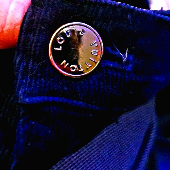Louis vuitton navy corduroy pants - Picture 4 of 8